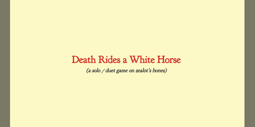 Cover image for Death Rides a White Horse