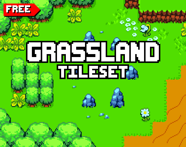 Fantasy Pack - Grassland Tileset by Alllenski