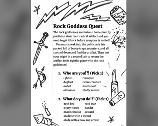 Rock Goddess Quest  