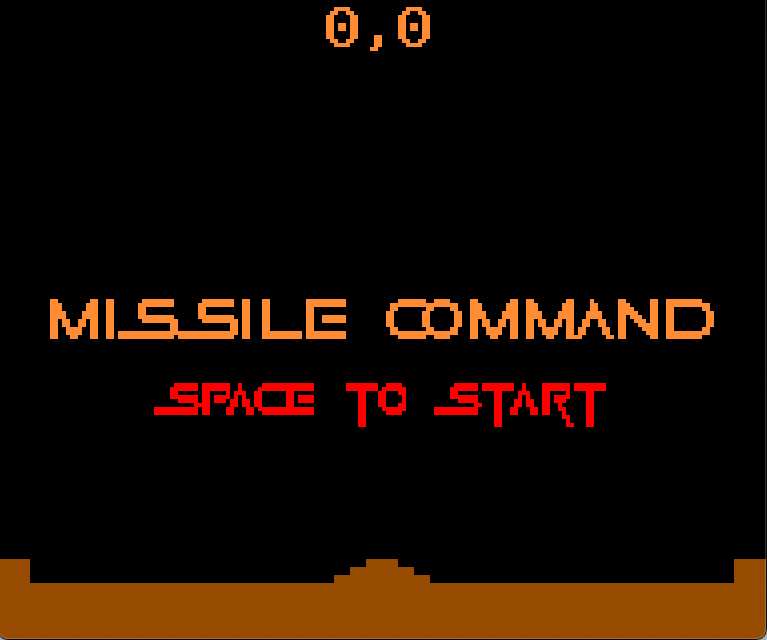 Missile Command Atari 2600 'Remake'