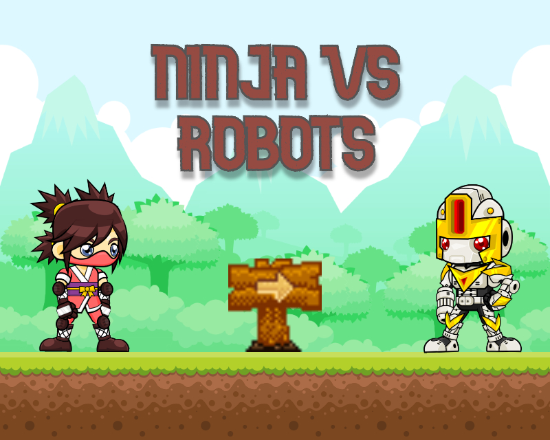 ninja vs robots