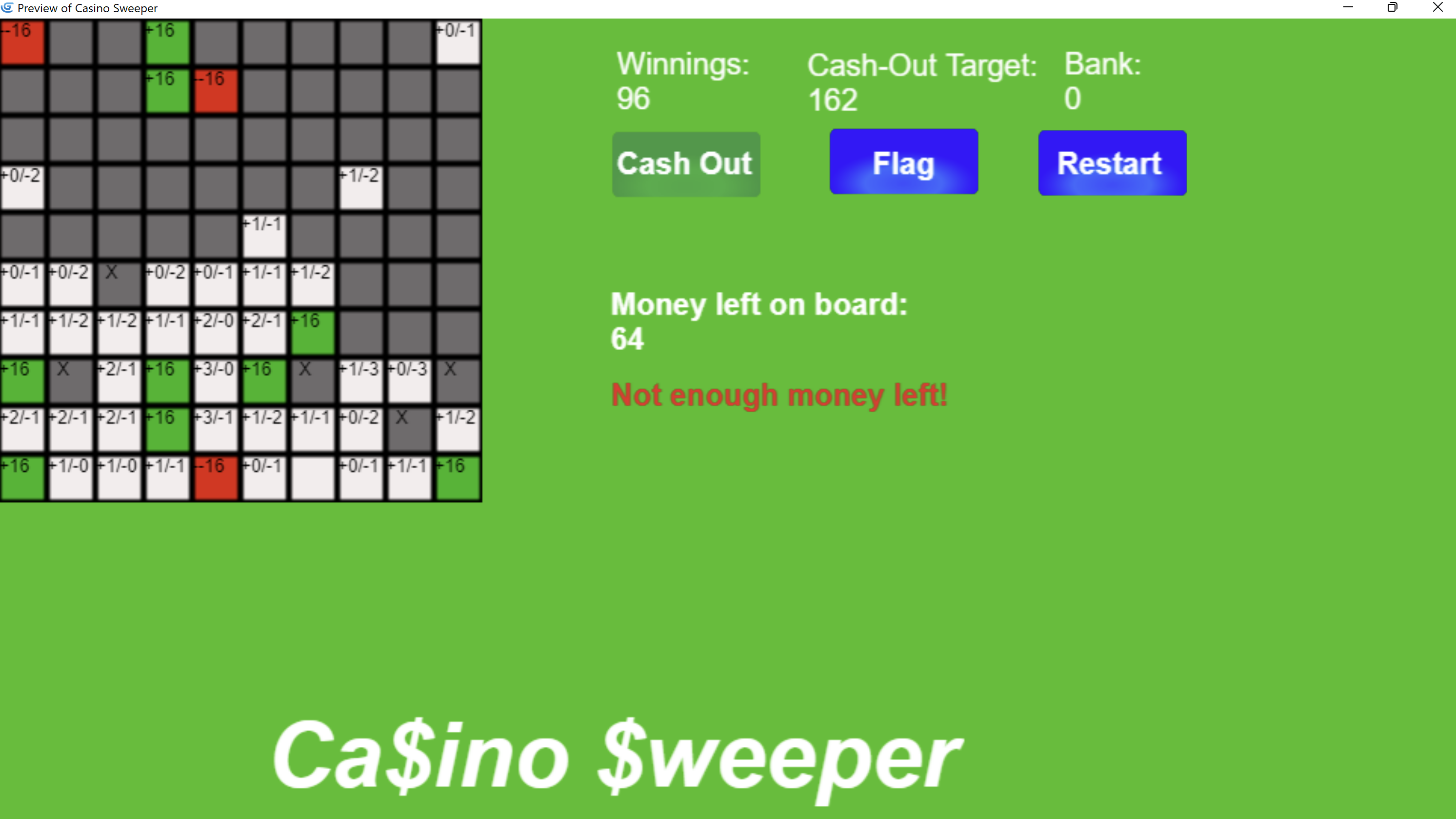 Updated Casino Sweeper