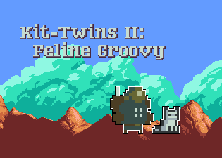 Cover image for Kit Twins II: Feline Groovy