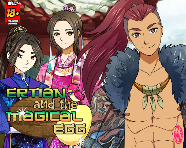 Cover image for [VN] Ertian and the Magical Egg (BL Yaoi 18+)