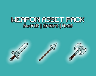 32x32 anime style weapons - #pixelart