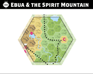 Ebua and the Spirit Mountain   - Six mile hex for PARIAH or other old-school adjacent games 