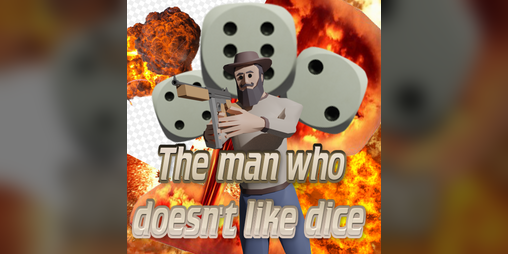Cover image for The man who doesn't like dice