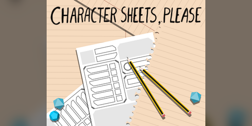 Cover image for Character Sheets, Please