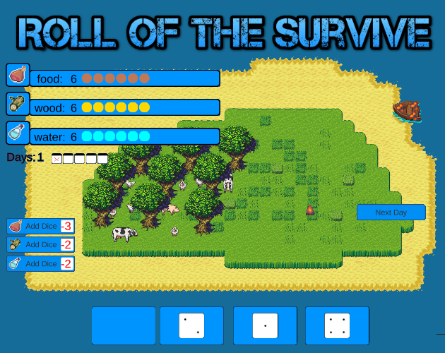 roll of the survive - 48h game jam
