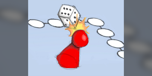 Cover image for Rolled off by dice