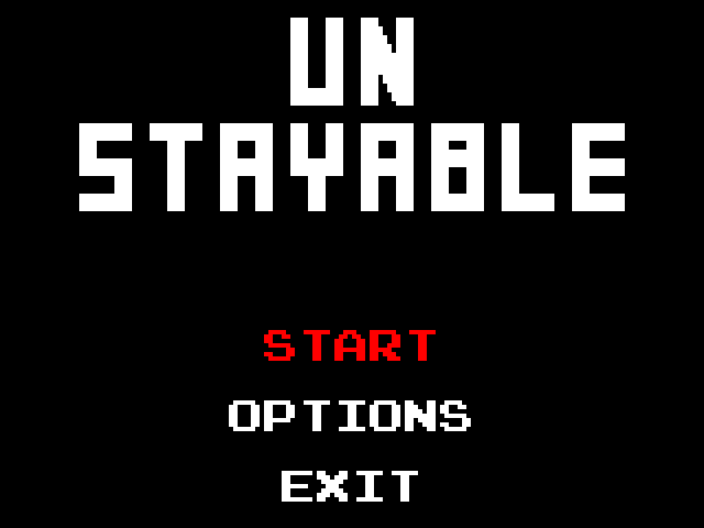 Cover image for UNSTAYABLE