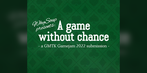 Cover image for A game without chance