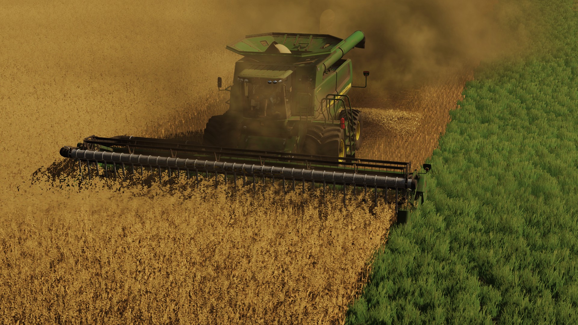Cover image for Oat and Canola Stubble with Tire Tracks