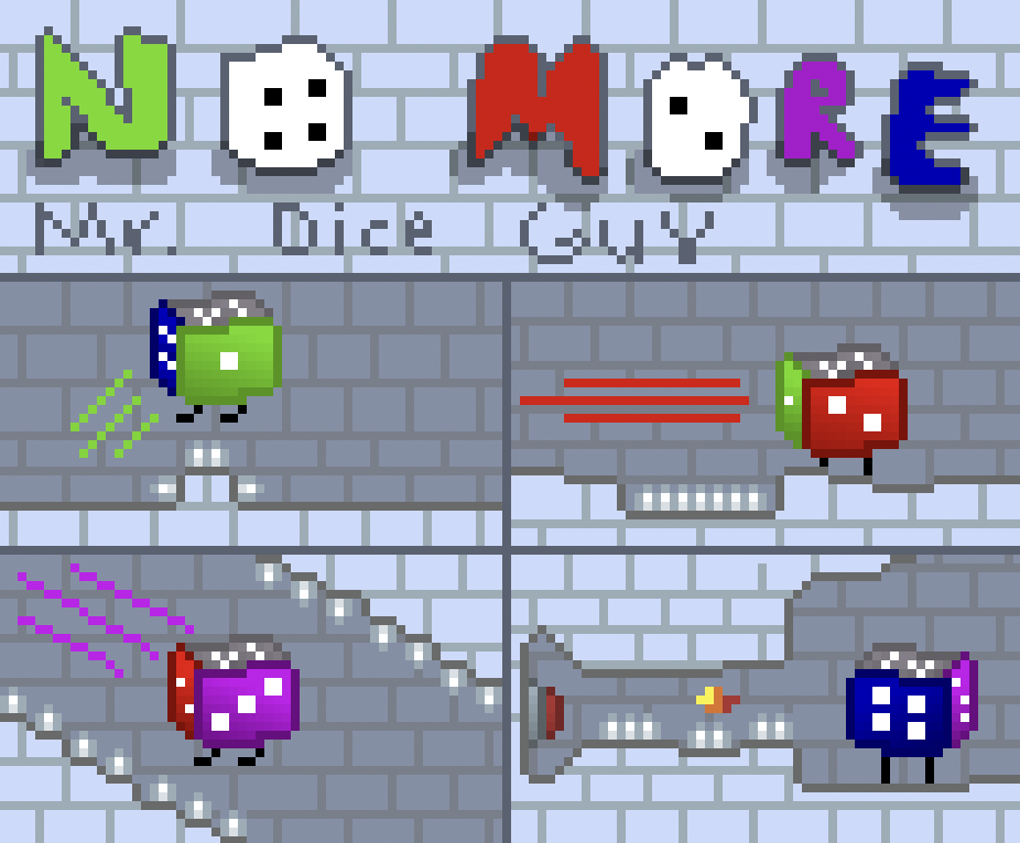 No More Mr. Dice Guy by VeryCleverName3 for GMTK Game Jam 2022 itch.io