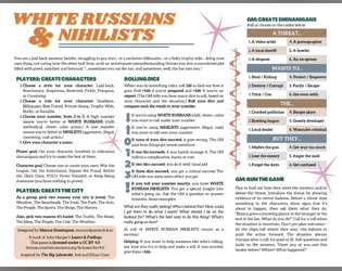 White Russians & Nihilists