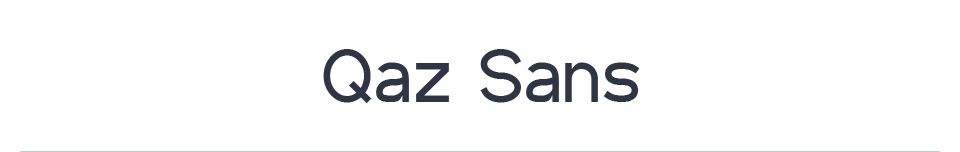 Qaz - Free Font
