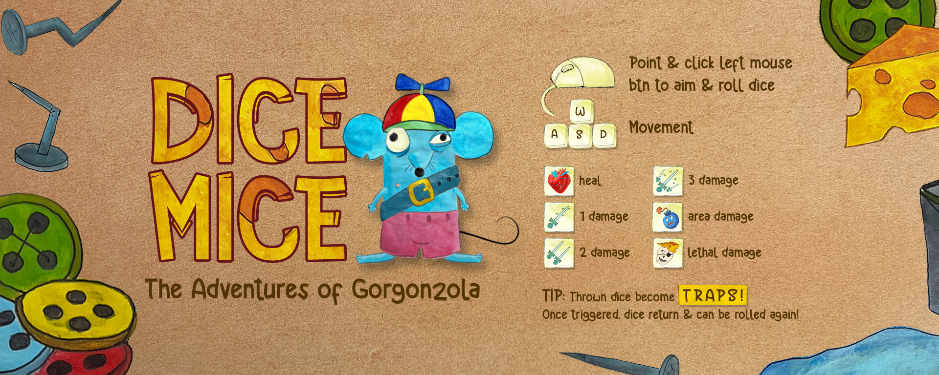 Dice Mice - The Adventures of Gorgonzola