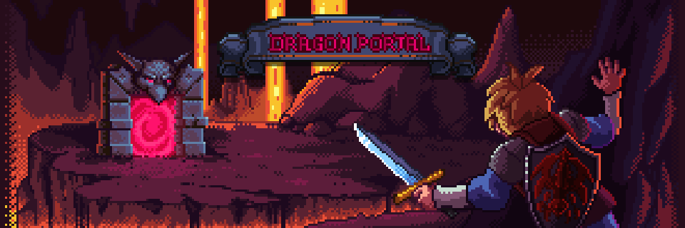 Pleasant Meadow - A "Dragon Portal" A Pixel Art Sprite Sheet