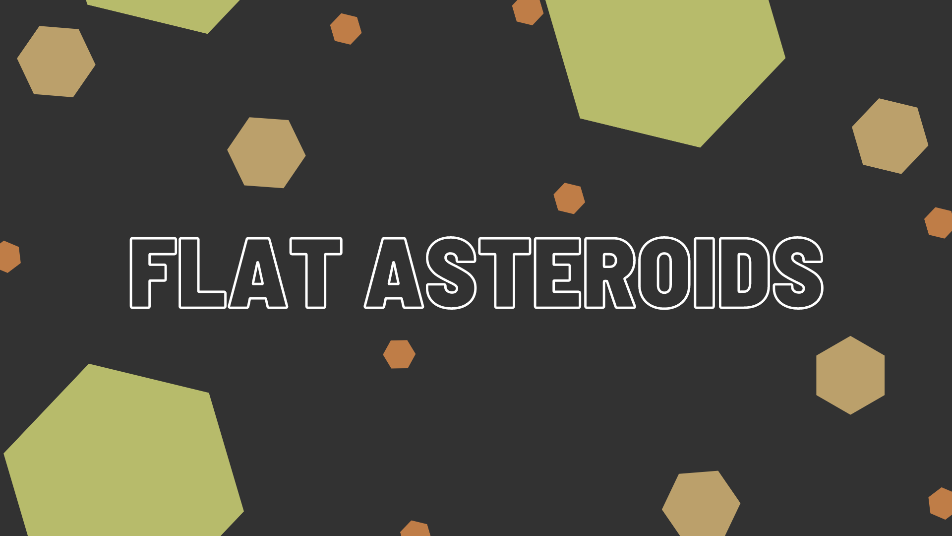 Flat Asteroids