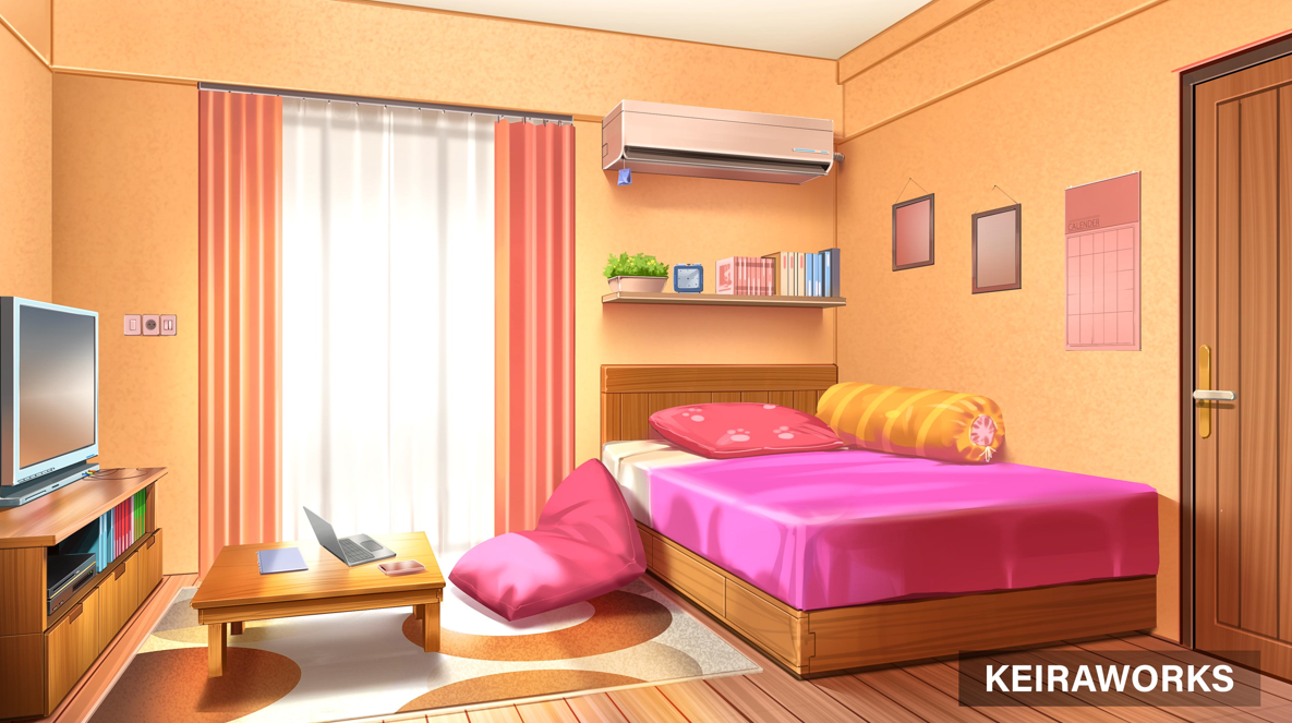 Bedroom Background Asset by Keira