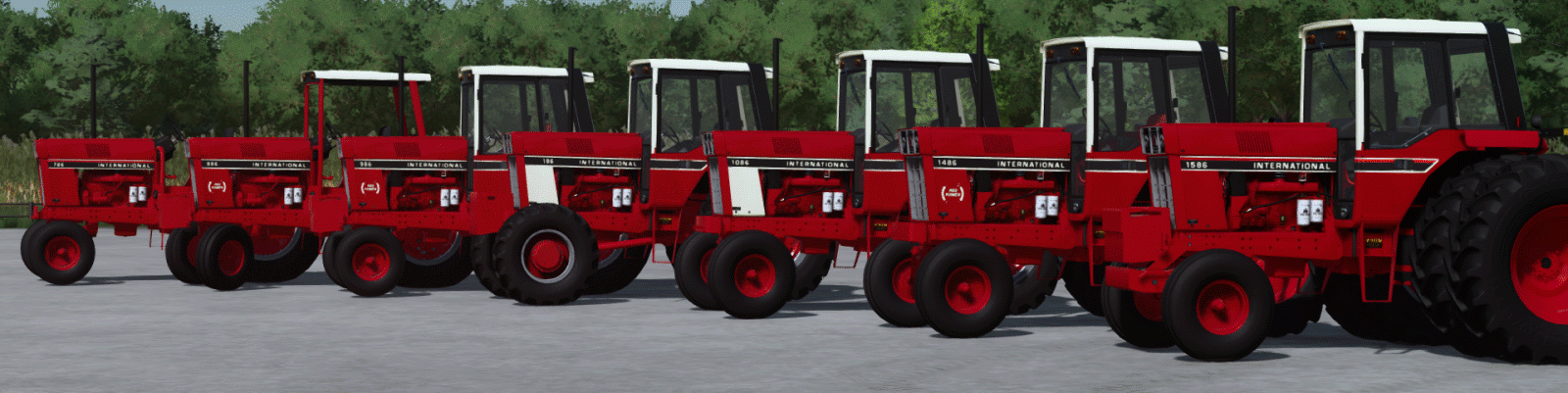 International Series 86 Tractors