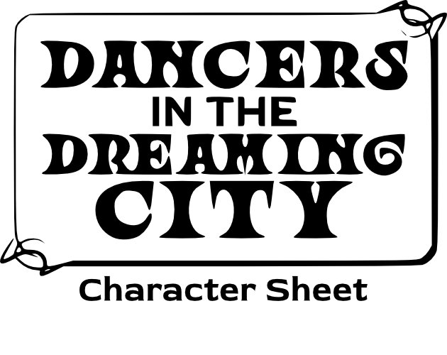 Cover image for Dancers in the Dreaming City - Character Sheet