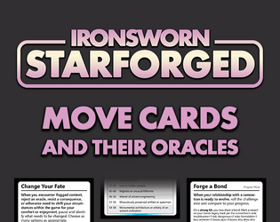 Ironsworn Starforged Move Cards   - Printable Move cards for Ironsworn Starforged 