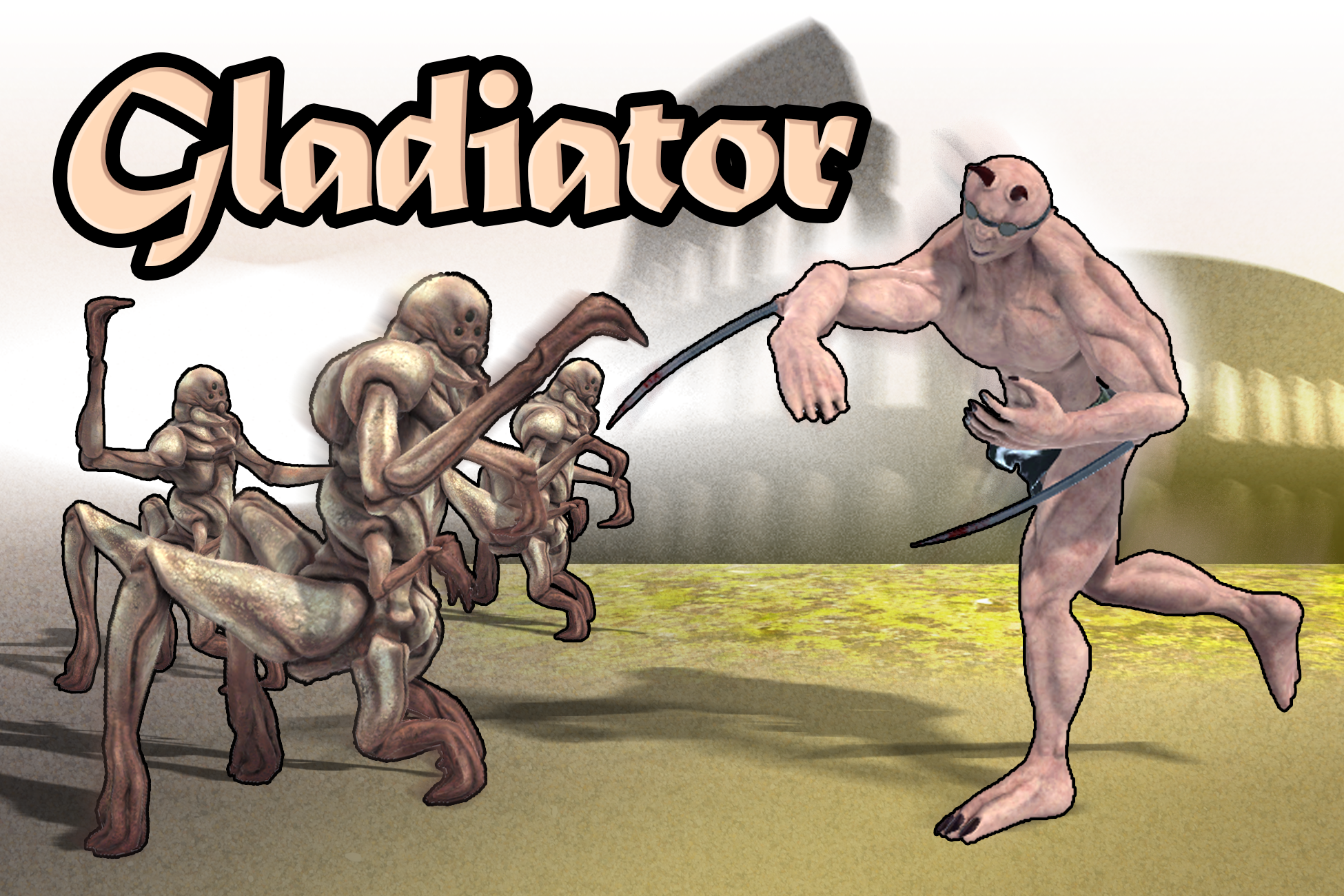 Clash of Captured Gladiator
