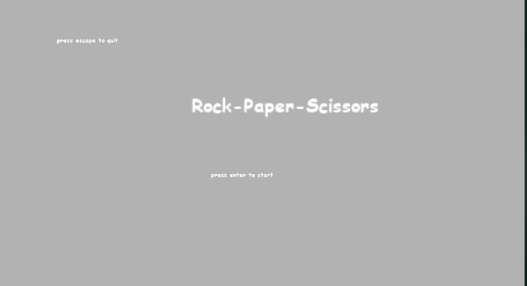 Rock Paper Scissors
