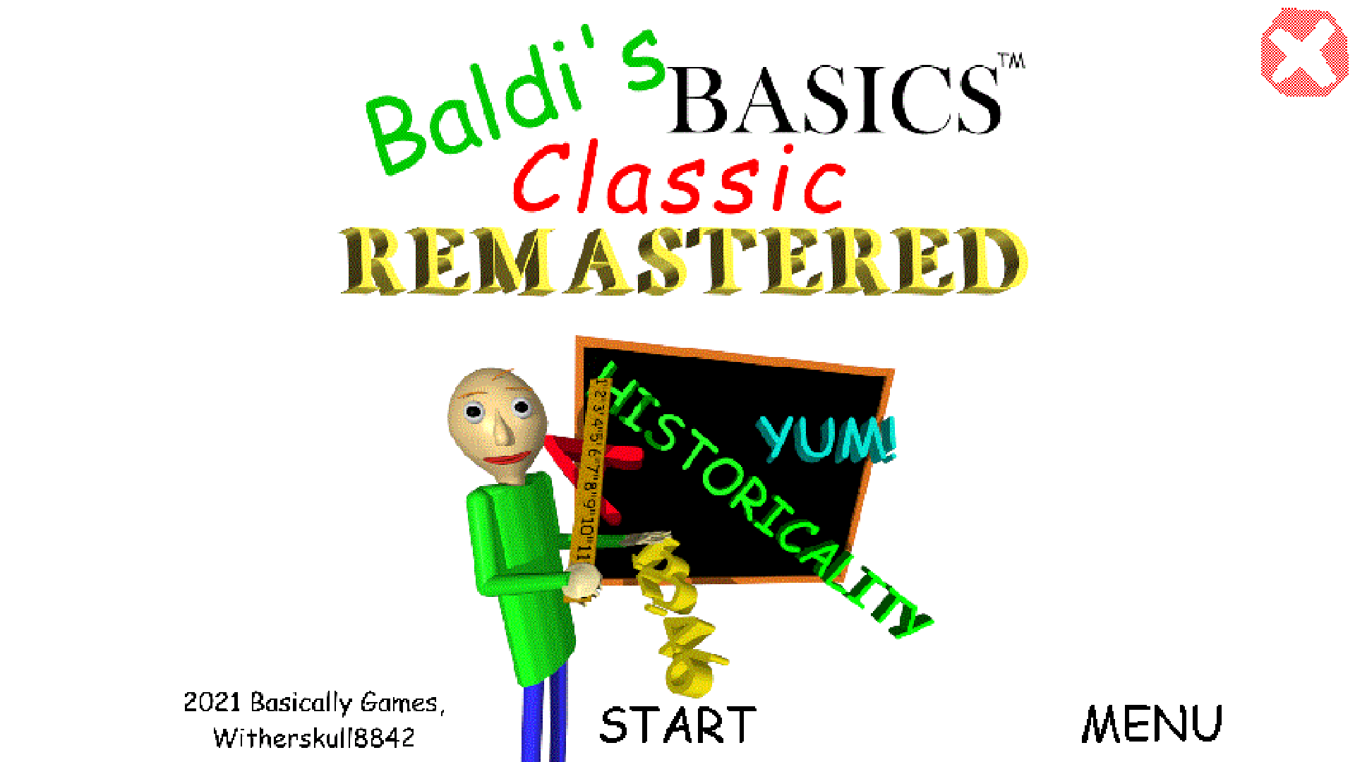 Baldi's Basics Classic REMASTERED But 8 Notebook
