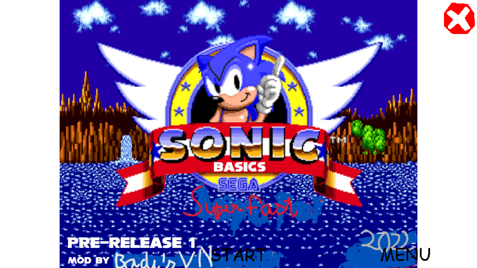 Sonic Basics Super Fast by Baldi's Basics Official VN