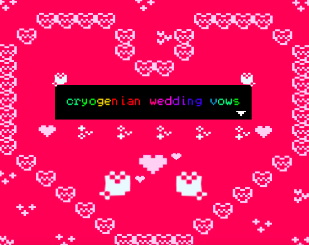 Cover image for cryogenian wedding vows