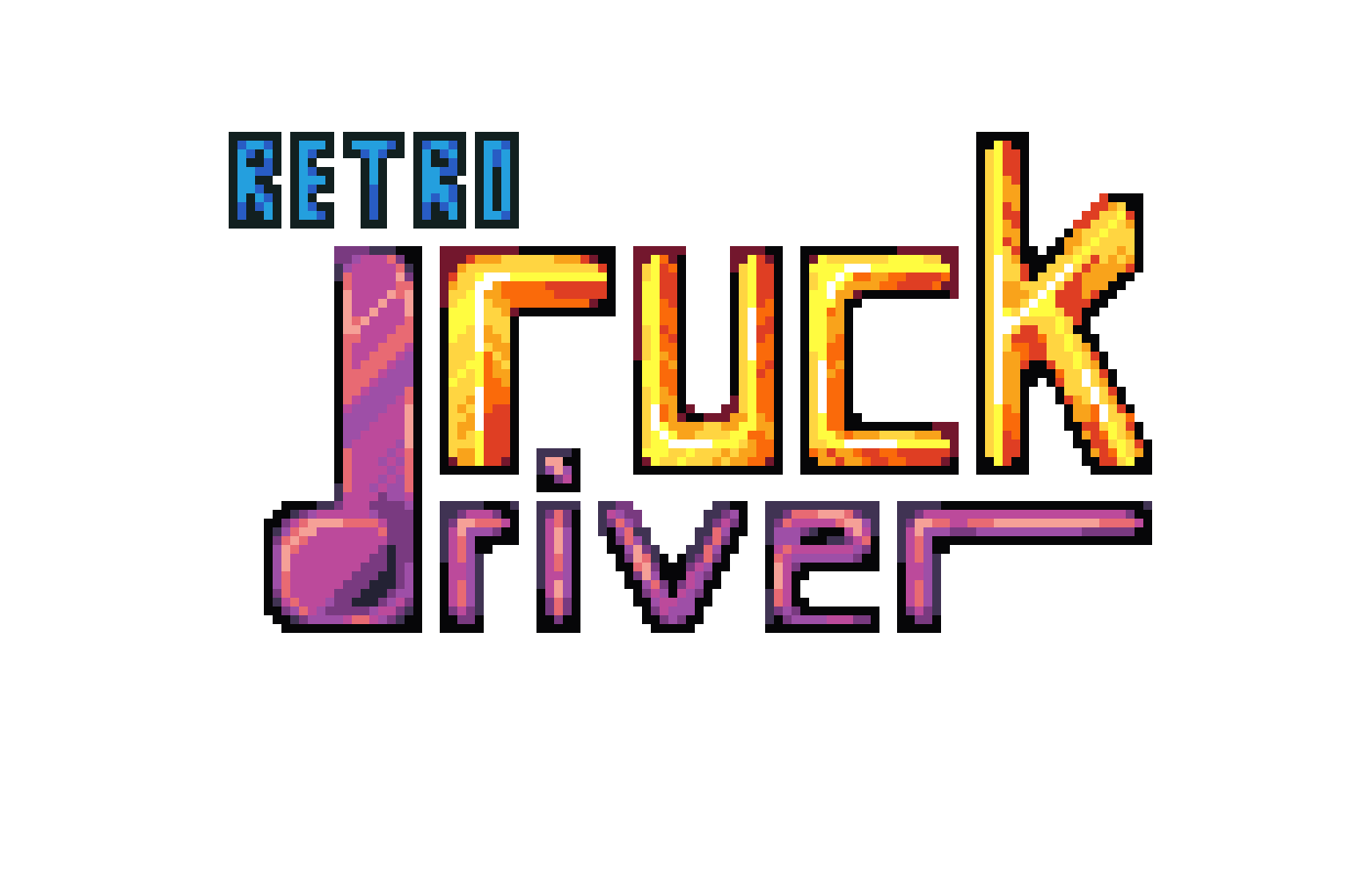 Retro Truck Driver
