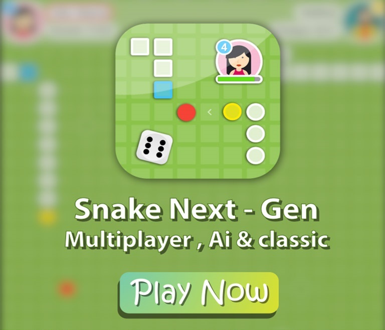 Snake Multiplayer dice and AI 🐍🎲 by BrainUser