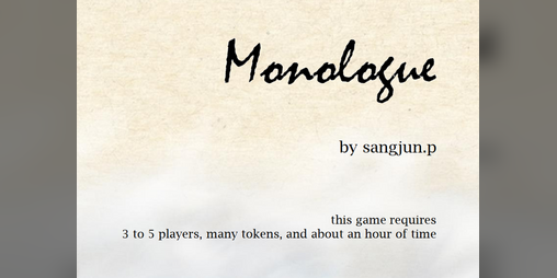 Cover image for Monologue: Stories to Tell Last