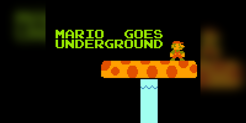 Cover image for Mario Goes Underground