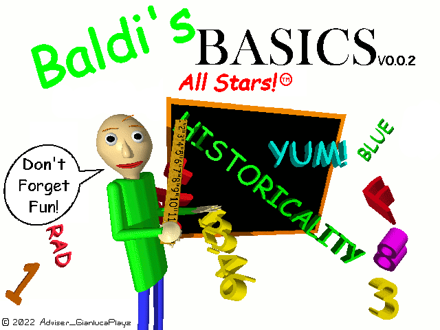 Baldi's Basics: All Stars! by Adviser_GianlucaPlayz