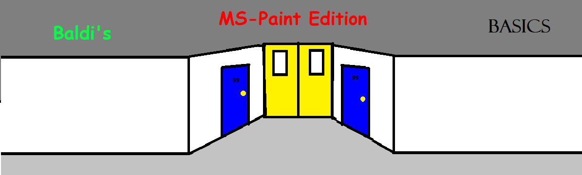 Baldi's Basics in Education and Learning MS-Paint Mod