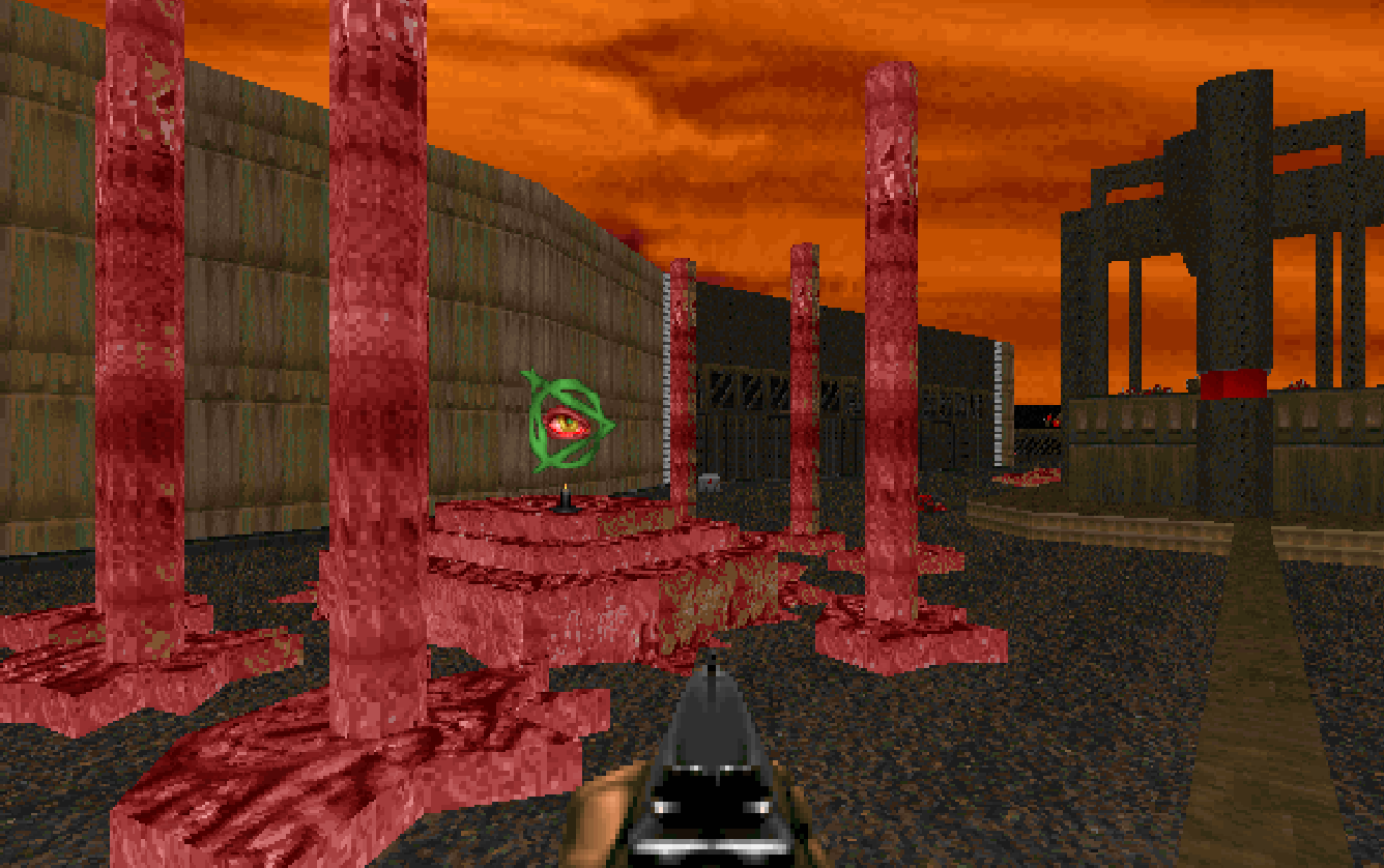 Cover image for The Walls Peel Off[Doom Map]