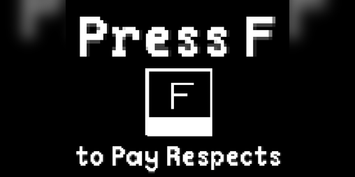 Press F To Pay Respect Meme GIF - Press F To Pay Respect Press F F