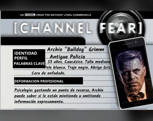 Channel Fear: fichas en castellano  