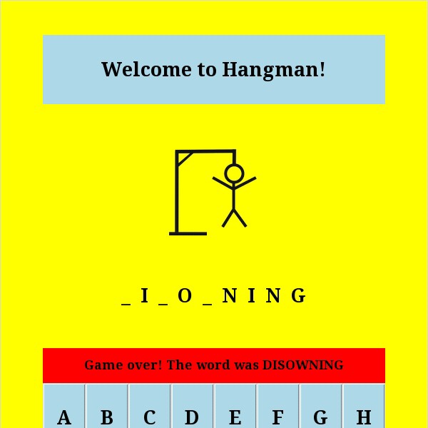 PowerPoint Hangman