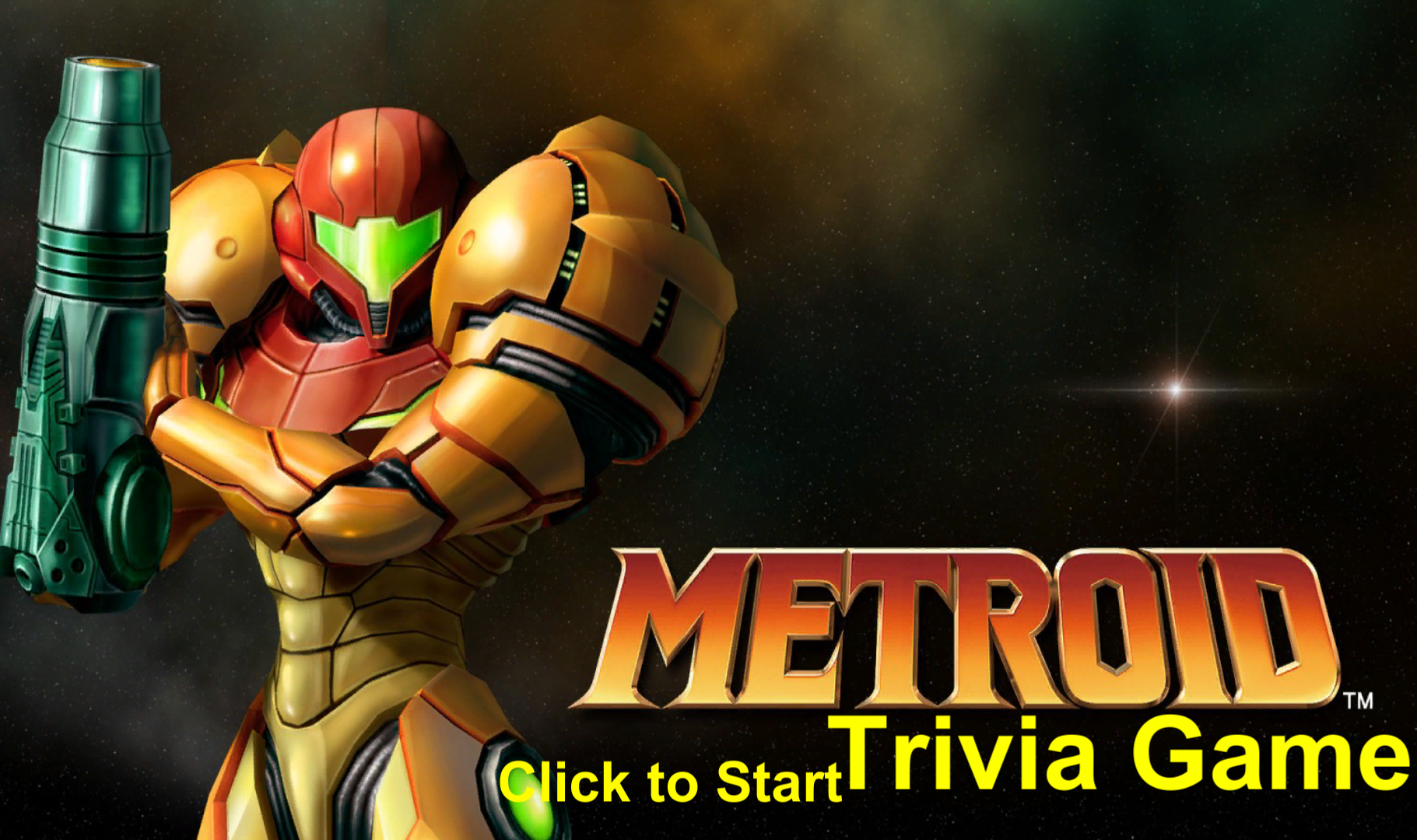 Metroid Trivia Game