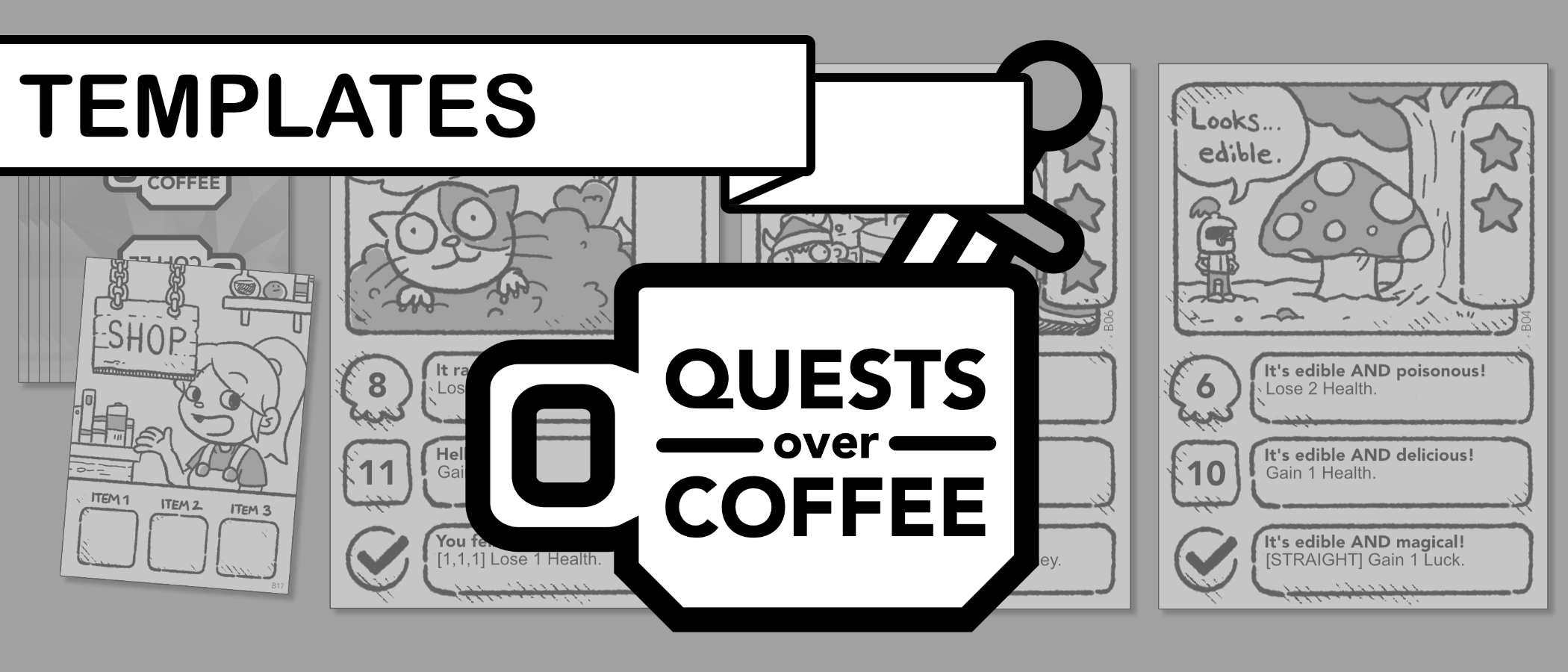 Quests Over Coffee Templates