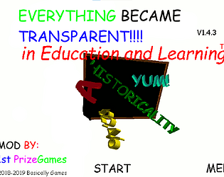 Everything became transparent!