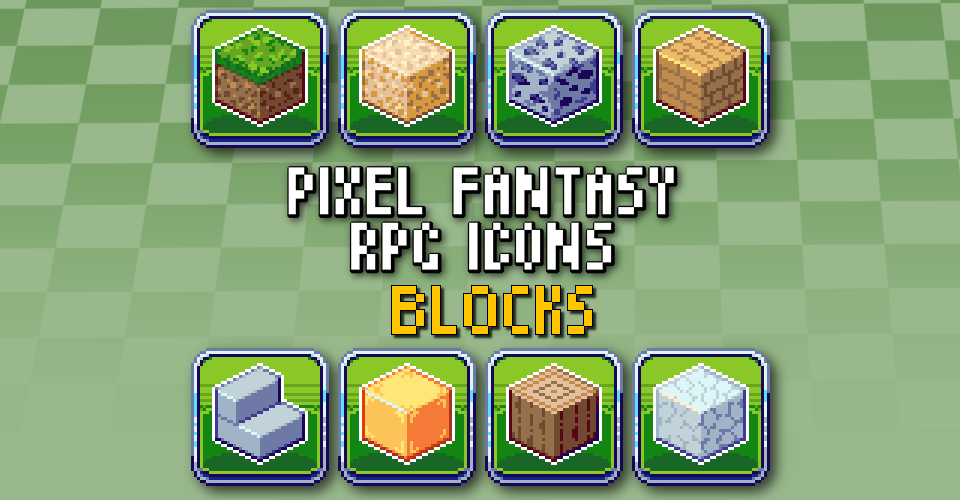 PIXEL FANTASY RPG ICONS - BLOCKS