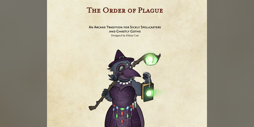 Cover image for Wizard Subclass - The Order of Plague (D&D 5e)