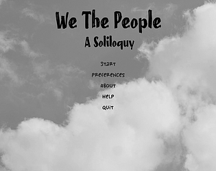 We the People - A Soliloquy