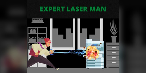 Cover image for Expert Laser Man