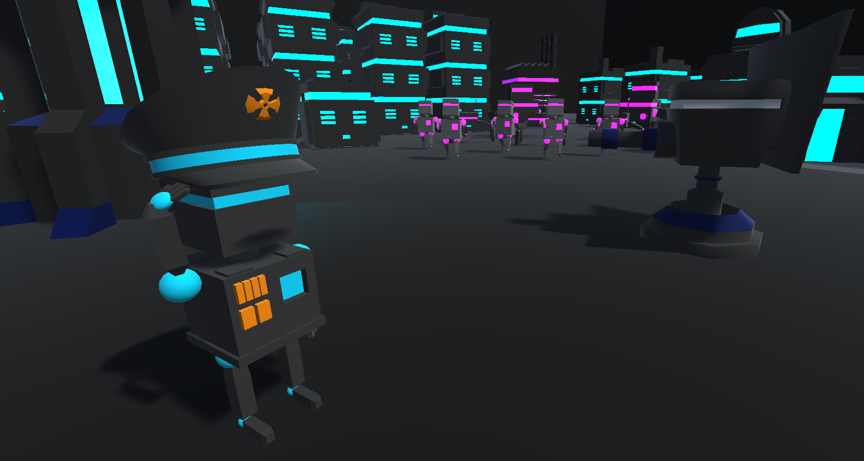 Neon Robot : Tower Defense